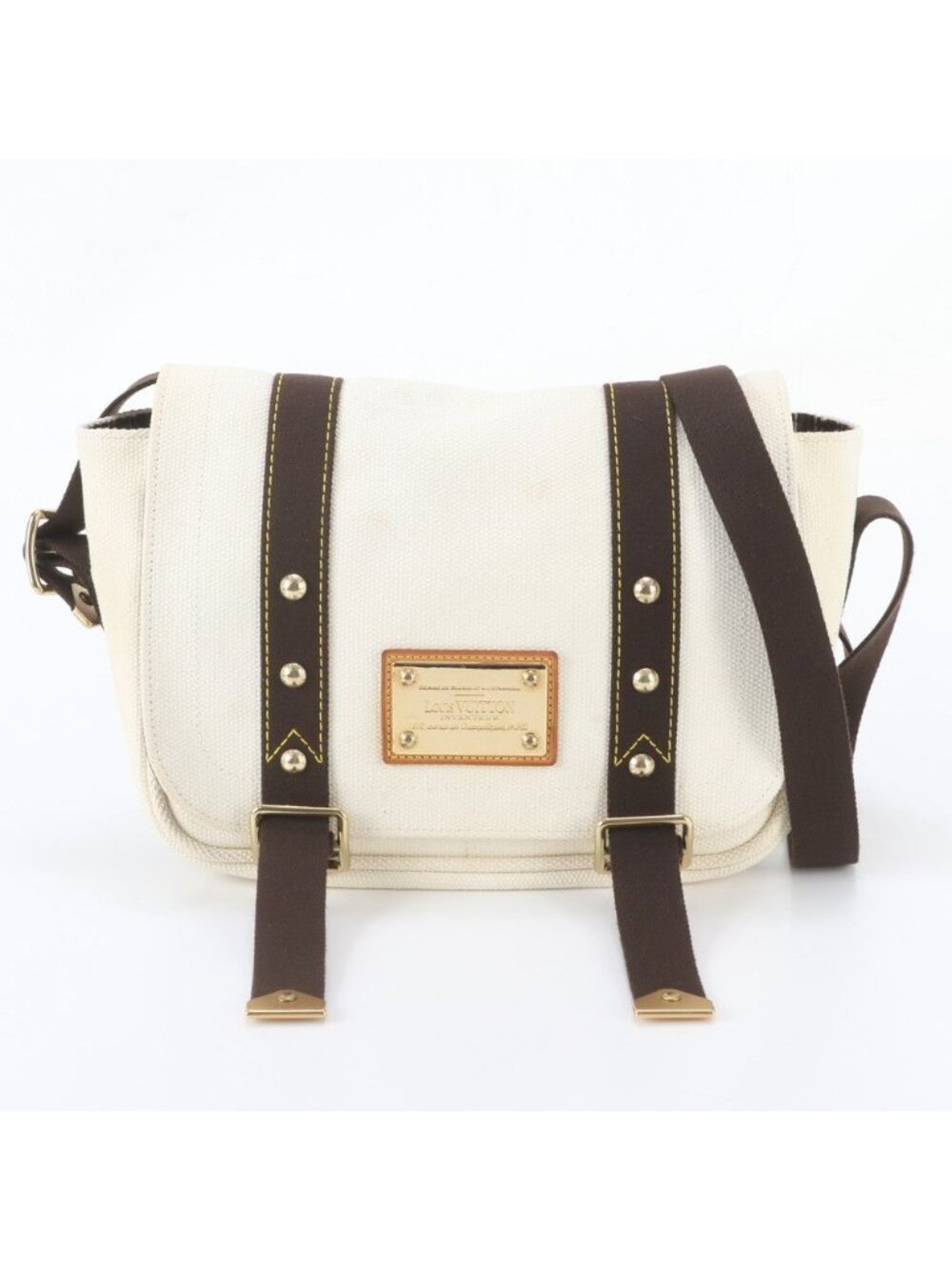 Louis Vuitton Antigua Besace PM Shoulder Bag Crossbody Messenger
